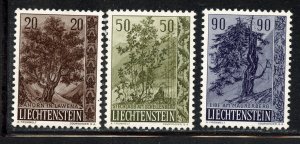 Liechtenstein # 326-28, Mint Hinge Remain.