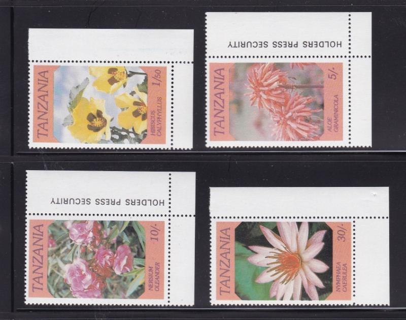 Tanzania 315-318, MNH - Flowers