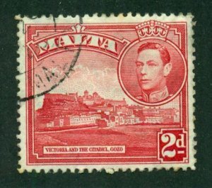 Malta 1943 #195A U SCV(2024)=$0.25