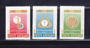 Vatican 592-594 Set MH Designs (A)