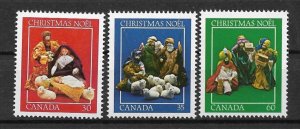 1982 Canada 973-5 Christmas  MNH