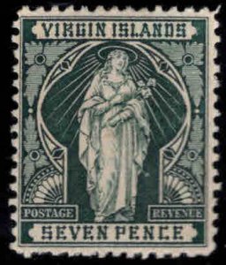 British Virgin Islands Scott 26 MH* 1899 St. Ursula stamp