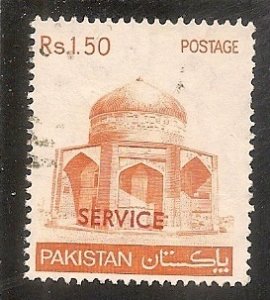 Pakistan  Scott    O106   Tomb     Used