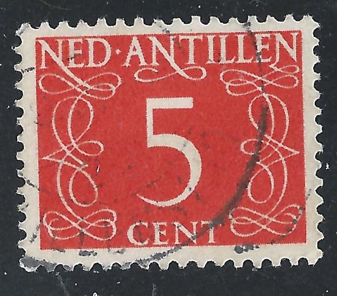 Netherlands Antilles #213 5c Numeral