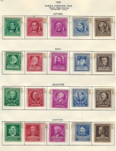 US Scott 859-893 MNH! Complete Set!