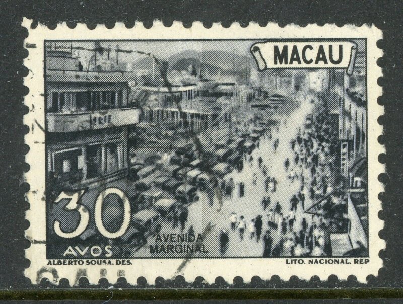 China 1948 Macau 30 Avos Scenic Views Scott #330 Mint X896