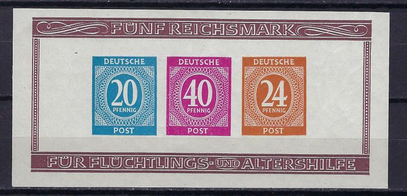 Germany AM Post Scott # B295, mint nh, s/s