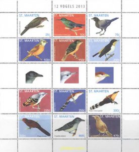346528 MNH SAN MARTIN 2013 PAJAROS