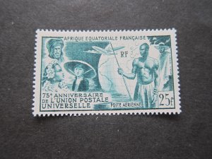 French Equatorial Africa 1949 Sc C34 MH