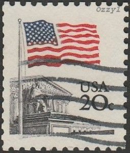 USA #1894 1981 20c Flag Over Court USED-F-VF-NH.