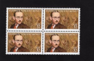 3221 Stephen Benet, MNH blk/4
