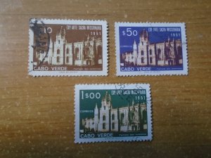 Cape Verde  #  293-95  used