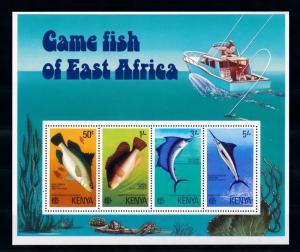 [41514] Kenya 1977 Marine Life Fish Fishing MNH Sheet