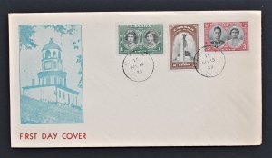 Canada #246-248 Royal Visit First Day Combo Cover Halifax Nova Scotia 1939