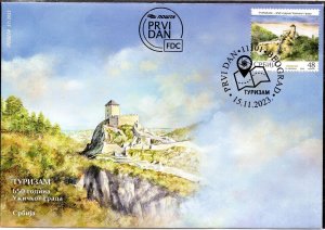 2074 - Serbia 2023 - Tourism - 650 Years of the Castle of Uzice - FDC