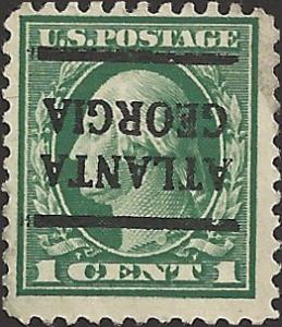 # 498 USED GREEN GEORGE WASHINGTON