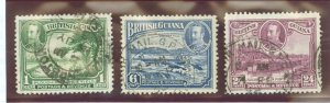 British Guiana #210/214/216 Used Single