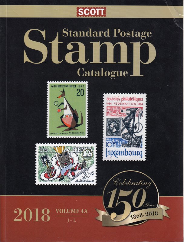 2018 Scott Standard Postage Stamp Catalogue - Volume 4A & 4B