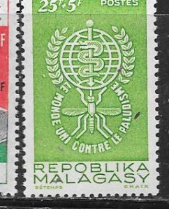 Malagasy Republic #B19  25fr+5fr (MLH) CV $0.75