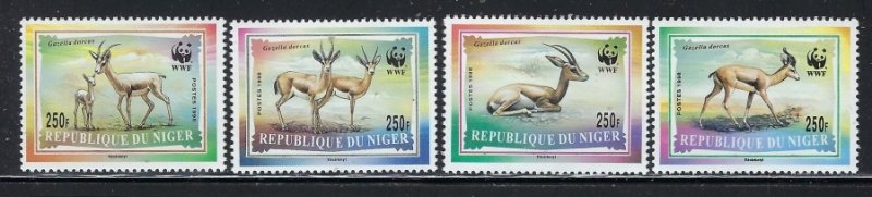 Niger 983-86 MNH 1998 Gazelles