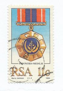 South Africa 1984 Scott 642 used - 11c Military Medals