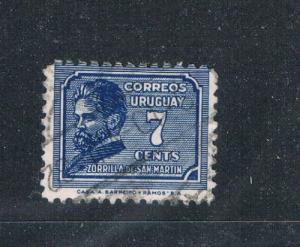 Uruguay #416 Used Juan Zorrilla (U0218)