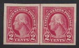 US 577 Nice Line Pair, MNH