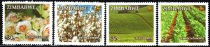 Zimbabwe - 2014 Export Crops Set MNH**