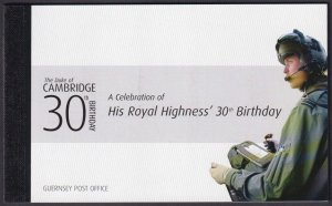 Guernsey UK 2012 His Royal Highness 30th Birthday Prestige Booklet Mi.1380-5 MNH