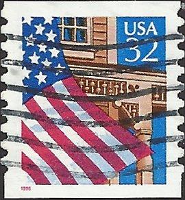 # 2915A USED FLAG OVER PORCH