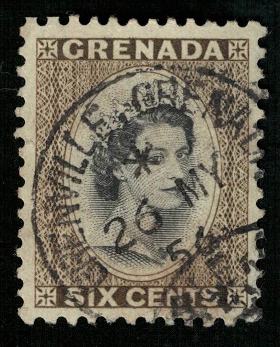 Queen, 6 cents, Grenada (3828-Т)