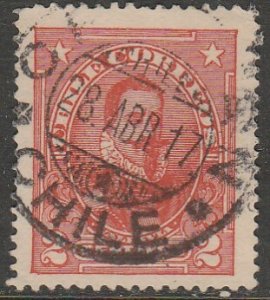 Chile 128, 2¢ PEDRO DE Valdivia. Used. VF. (559)
