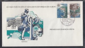 Monaco Scott 1107-8 FDC - 1978 Europa Issue