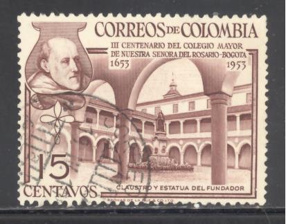 Colombia Sc # 631 used (DT)