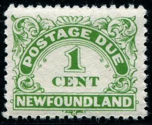 HERRICKSTAMP NEWFOUNDLAND Sc.# J1A 1939 Issue Mint NH