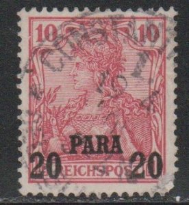 German Offices in Turkey # 14, Used 1/3 Cat.