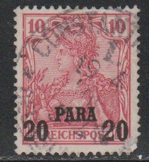 German Offices in Turkey # 14, Used 1/3 Cat.