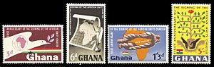 Ghana 171-174, MNH, 1st Anniversary of African Unity Charter