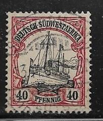 Germany South West Africa Sc. 19 used