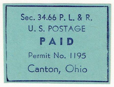 Permit Mail Cut Square