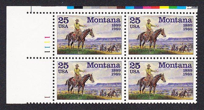 United States 2401 MNH Plate Bock CV $2.75