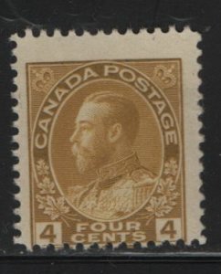 Canada 110, Hinged,  , 1911-25 King George V SINGLE