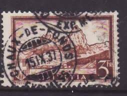 Switzerland -Sc#209- id8-used 5fr The Mythen-1931-