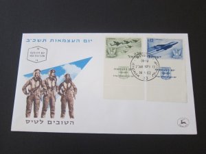 Israel 1962 Sc 222-3 set FDC