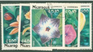 NICARAGUA 1454-58 USED BIN $1.35