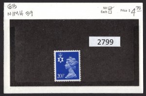 $1 World MNH Stamps (2799) GB North Ireland, #39,  Mint see image for details