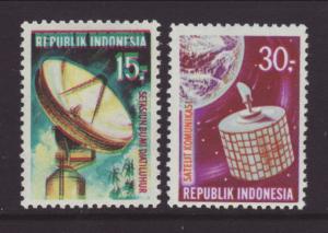 Indonesia 776-777 Space MNH VF