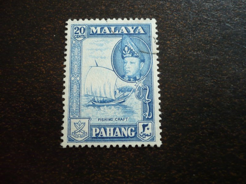 Stamps - Malay Fed State Pahang - Scott# 78 - Used Part Set of 1 Stamp