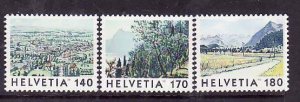 Switzerland-Sc#1027-9- id5-unused NH set-Views-1998-