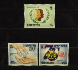 15655   GIBRALTAR   MNH # 478, 479, 480                  CV$ 6.00